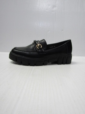 Mokasyny damskie na płaskim (36-41) 0-629 BLACK