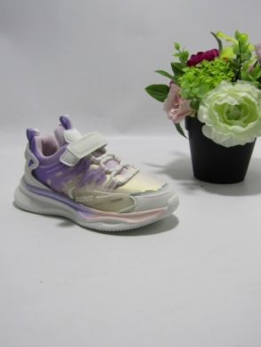 Buty sportowe dziewczęce (27-31) LB995 WH/PURPLE
