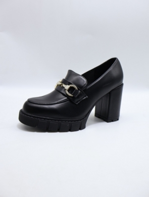Półbuty damskie na obcasie (36-41) T2369-1 BLACK