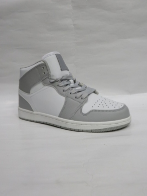 Buty sportowe damskie na płaskim (36-41) S1210 GREY/WHITE