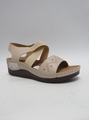 Sandały damskie na koturnie (36-41) N21-797 BEIGE