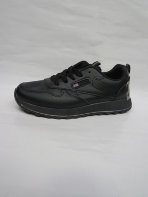 Buty sportowe damskie na płaskim (36-41) XHBD181 BLACK