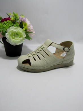 Sandały damskie na koturnie (36-41) JL813 BEIGE