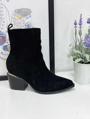 Botki damskie na obcasie (36-41) B904 BLACK