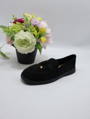 Mokasyny damskie na płaskim (36-41) H8-585 BLACK