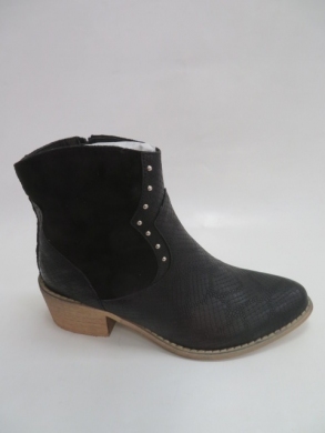 Botki damskie jesienne na płaskim (36-41) M396 BLACK