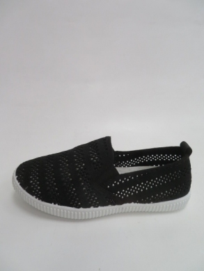 Tenisówki damskie na płaskim (36-41) 1014-1 BLACK