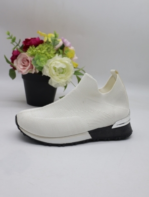 Buty sportowe damskie na płaskim (36-41) 1305 WHITE