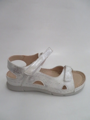 Sandały damskie na płaskim (36-41) 7AA235 SILVER