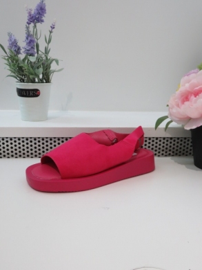 Sandały damskie na płaskim (36-41) NN299 FUSHIA