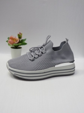 Buty sportowe damskie na koturnie (36-41) EV-28 GREY
