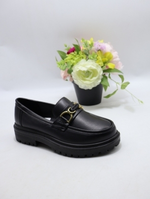 Mokasyny damskie na płaskim (36-41) A04 BLACK