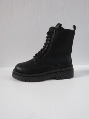 Botki damskie ocieplane na płaskim (36-41) MB156-1 BLACK