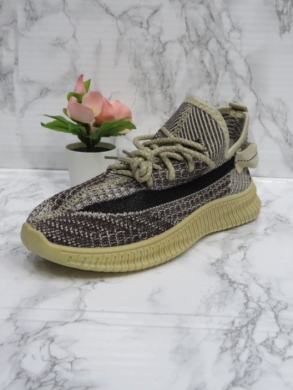 Buty sportowe damskie na płaskim (36-41) 301 BROWN