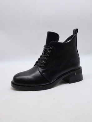 Botki damskie ocieplane na obcasie (36-41) YCC-152 BLACK