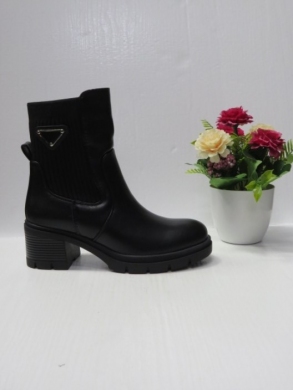 Botki damskie na obcasie (36-41) 8209 BLACK