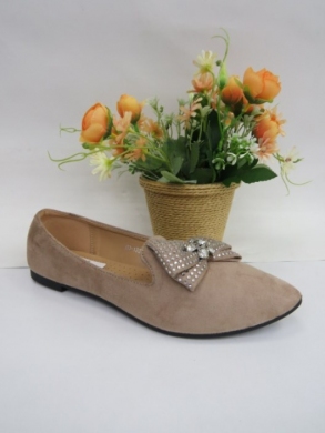 Mokasyny damskie na płaskim (36-41) GO-133 KHAKI