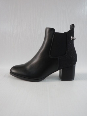 Botki damskie ocieplane na obcasie (36-41) SA103-1 BLACK