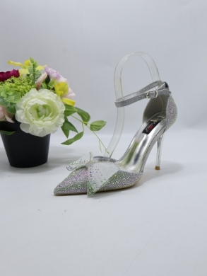 Czółenki damskie na szpilce (36-41) 7238-85 SILVER