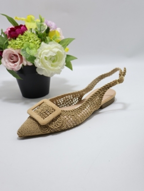 Sandały damskie na płaskim (36-41) MO-21 KHAKI