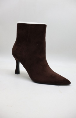Botki damskie na szpilce (36-41) X8477 BROWN