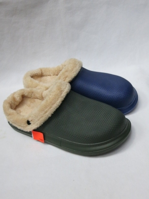 Kroksy męskie ocieplane (41-47) M500 NAVY/GREY/GREEN