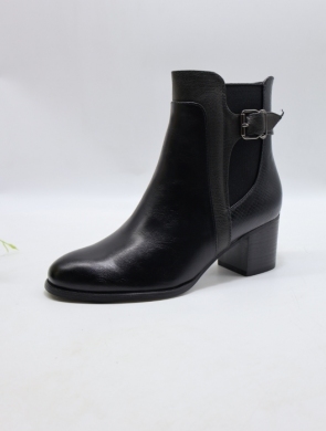 Botki damskie ocieplane na obcasie (36-41) YCC-123 BLACK