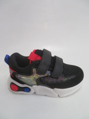Buty sportowe dziewczęce (26-31) E53 BLACK/RED
