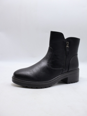 Botki damskie na płaskim (36-42) CH6819-1 BLACK