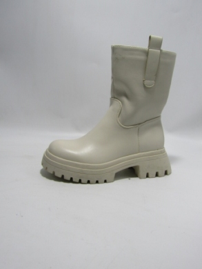 Botki damskie na płaskim (36-41) T265 BEIGE