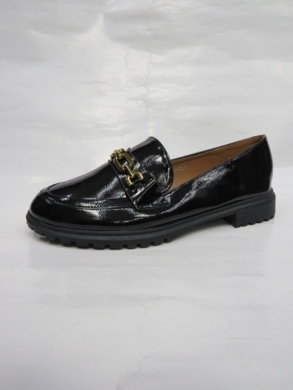 Mokasyny damskie na płaskim (36-41) W-225 BLACK