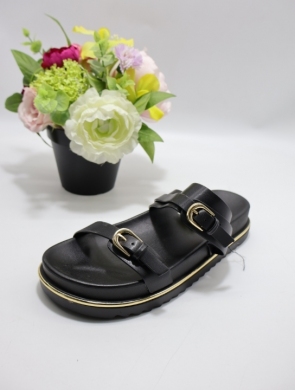 Sandały damskie na płaskim (36-41) LD-27 BLACK