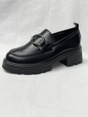 Mokasyny damskie na płaskim (36-41) 3253 BLACK