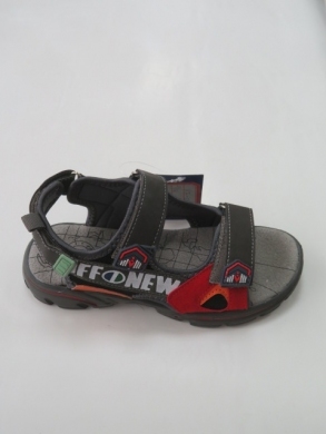 Sandały Chłopięce (28-36) KF-09 GREY/RED