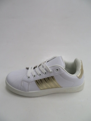 Trampki Damskie (36-41) DS9-316 WHITE/GOLD