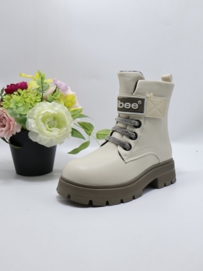 Botki dziewczęce ocieplane (33-38) TC10 BEIGE