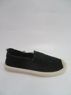 Tenisówki damskie na płaskim (36-41) 1936-1 BLACK
