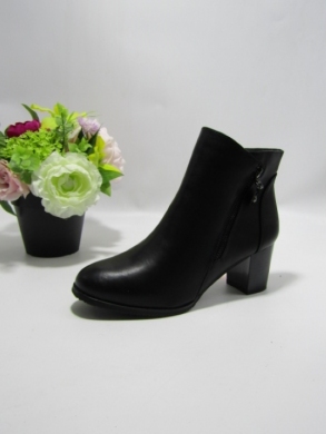 Botki damskie ocieplane na obcasie (36-41) B9043PU