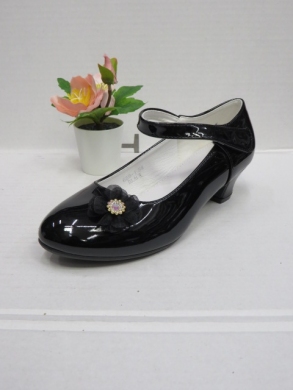 Półbuty dziewczęce (28-36) X-689-1 BLACK