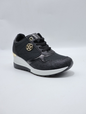 Buty sportowe damskie na koturnie (36-41) LDLJ-180  BLACK