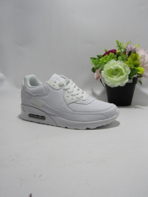 Buty sportowe damskie na koturnie (36-41) D7W-3 WHITE