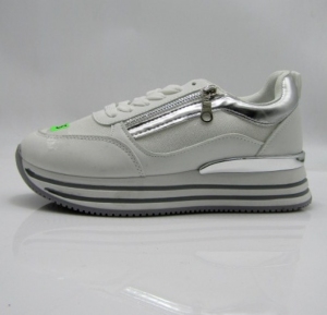 Buty sportowe damskie na płaskim (36-41) FOH-35 WHITE