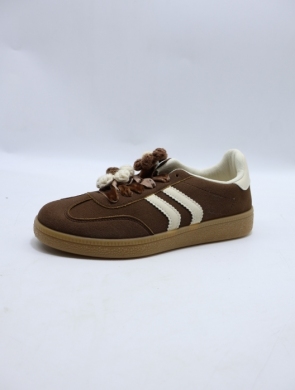 Buty sportowe damskie na płaskim (36-41) C3912 BROWN