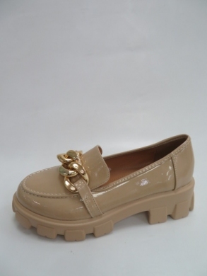 Mokasyny damskie na koturnie (36-41) BL033 KHAKI