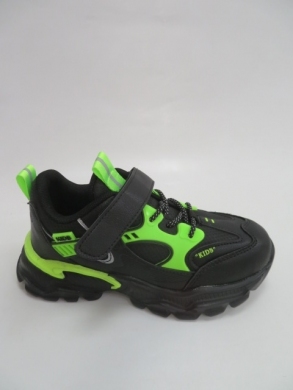 Sportowe Chłopięce (32-37) L204A BLACK/GREEN