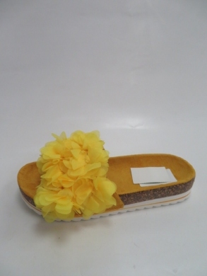 Klapki damskie na płaskim (36-41) 5072 YELLOW