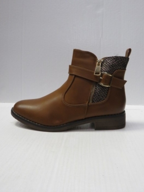 Botki damskie ocieplane na płaskim (36-41) JM3035 CAMEL