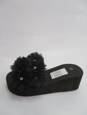 Klapki Damskie na koturnie (36-41) A-85 BLACK