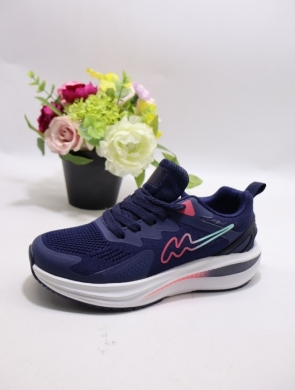 Buty sportowe damskie na płaskim (36-41) 6807 NAVY