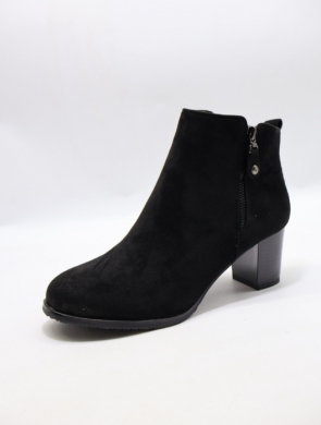 Botki damskie ocieplane na obcasie (36-41) B9142 SU